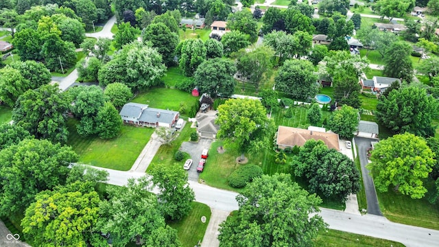 125 E Waterbury Rd, Indianapolis, IN 46227 - aerial view of property and surrounding area