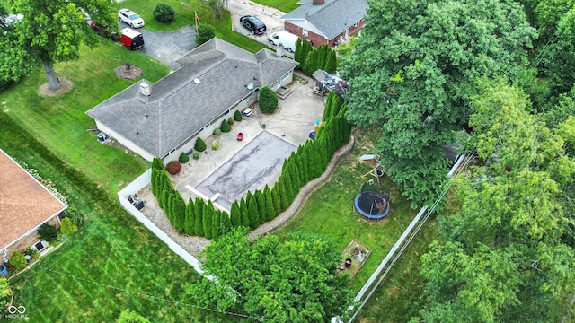 125 E Waterbury Rd, Indianapolis, IN 46227 - aerial view of property's location