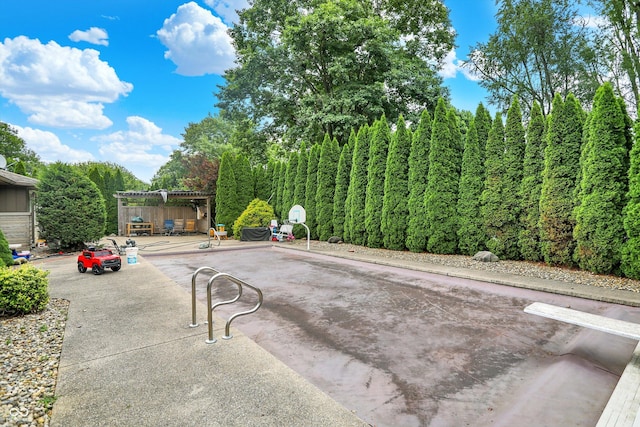 125 E Waterbury Rd, Indianapolis, IN 46227 - view of patio / terrace with a pergola