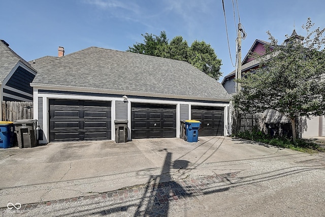 1551 N Park Ave, Indianapolis, IN 46202 - view of detached garage