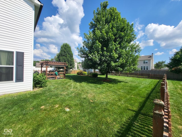 8433 Vyners Ln, Avon, IN 46123 - view of fenced backyard