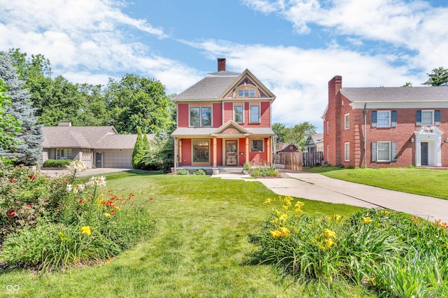 408 E Wabash Ave, Crawfordsville, IN 47933 - victorian house featuring a chimney