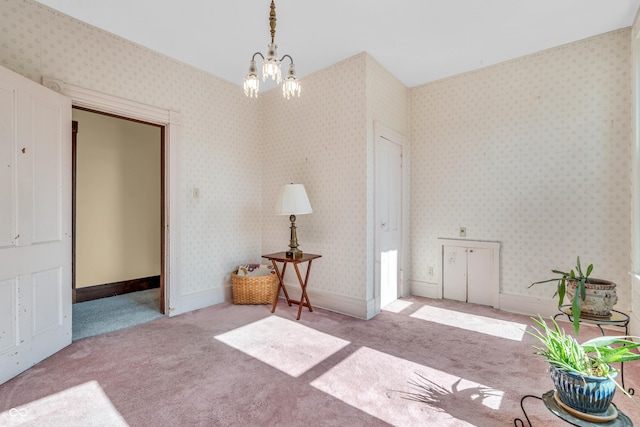 408 E Wabash Ave, Crawfordsville, IN 47933 - spare room with carpet floors and baseboards