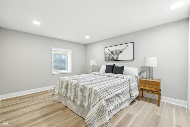 2012 N Dexter St, Indianapolis, IN 46202 - bedroom with light wood finished floors and recessed lighting