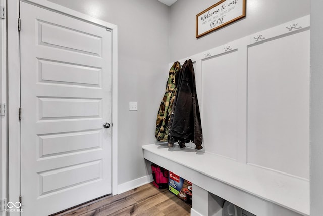 11480 Plough St, Noblesville, IN 46060 - mudroom with wood finished floors and baseboards