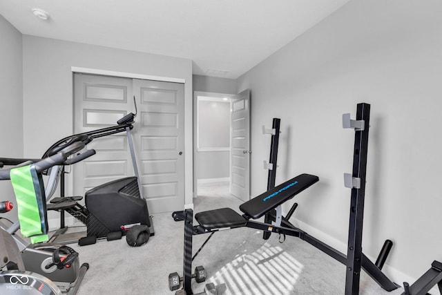 11480 Plough St, Noblesville, IN 46060 - workout area with carpet flooring and baseboards