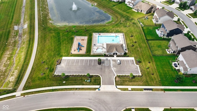 11480 Plough St, Noblesville, IN 46060 - aerial view of residential area featuring a nearby body of water
