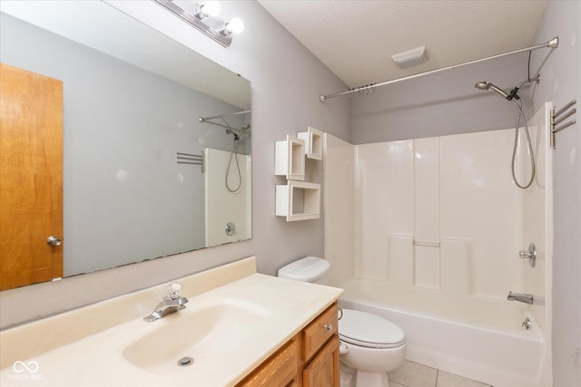 221 N Adams St, Brownsburg, IN 46112 - full bathroom featuring vanity, bathing tub / shower combination, and tile patterned floors