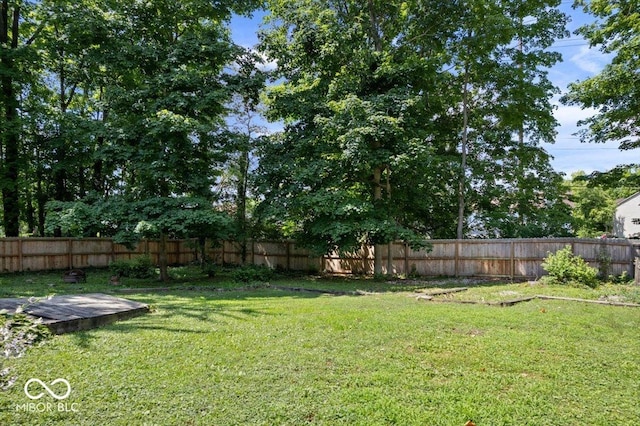 3628 Paddington Cir, Indianapolis, IN 46268 - view of fenced backyard