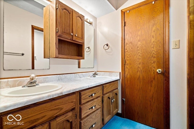 3628 Paddington Cir, Indianapolis, IN 46268 - bathroom featuring double vanity