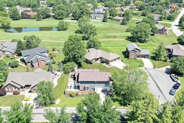 826 Royal Saint George Dr, Greenwood, IN 46143 - aerial overview of property's location with nearby suburban area