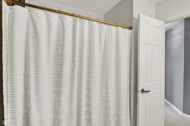 826 Royal Saint George Dr, Greenwood, IN 46143 - bathroom with a textured ceiling