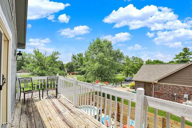 826 Royal Saint George Dr, Greenwood, IN 46143 - view of deck