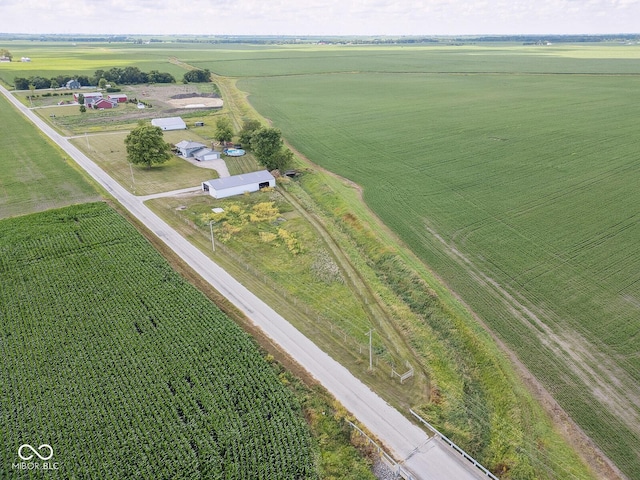 10227 E 500 S, Otterbein, IN 47970 - aerial view of sparsely populated area featuring abundant farmland