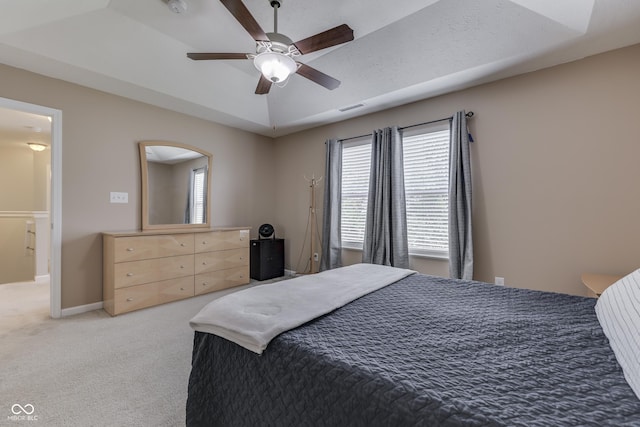 12291 Falling Leaves Trl, Indianapolis, IN 46229 - bedroom featuring carpet floors and ceiling fan
