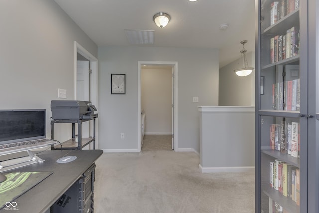 12291 Falling Leaves Trl, Indianapolis, IN 46229 - carpeted home office with baseboards
