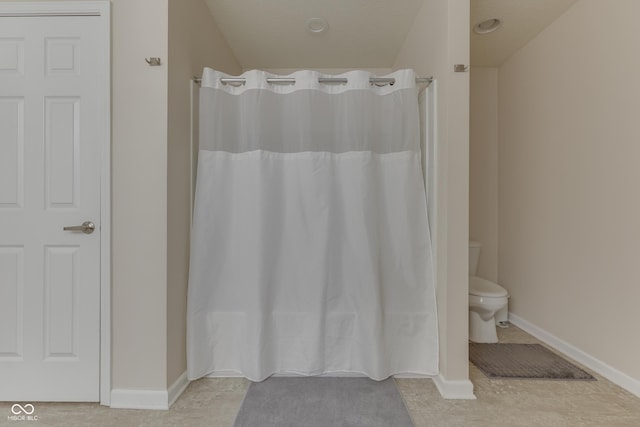 12291 Falling Leaves Trl, Indianapolis, IN 46229 - bathroom featuring a shower with shower curtain