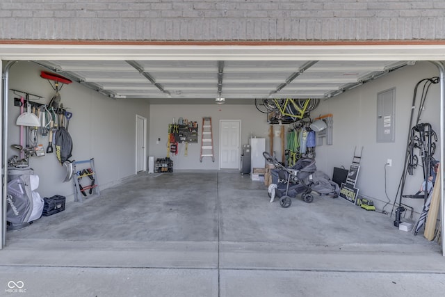 12291 Falling Leaves Trl, Indianapolis, IN 46229 - garage with electric panel