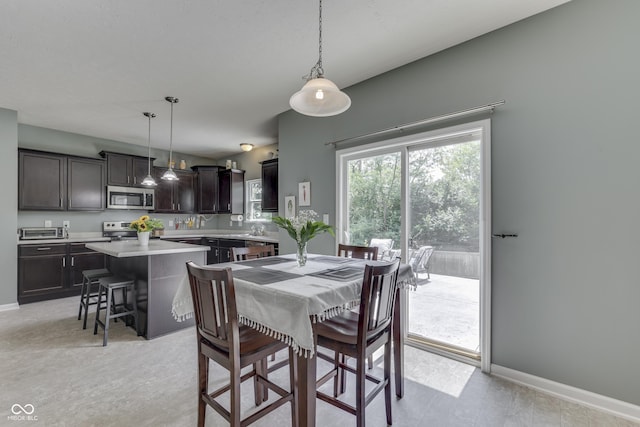 12291 Falling Leaves Trl, Indianapolis, IN 46229 - dining space with baseboards