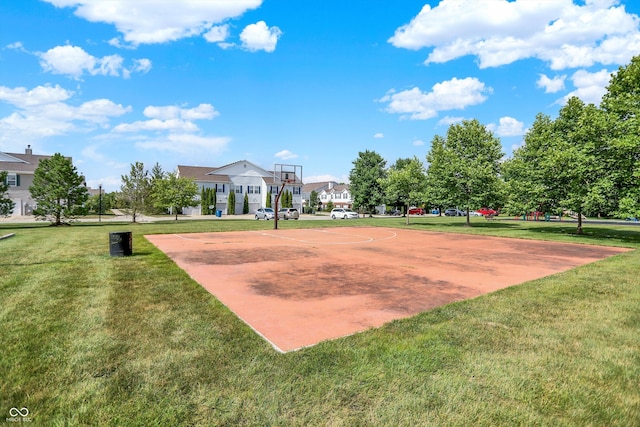 12075 Scoria Dr Unit 500, Fishers, IN 46038 - view of sport court with a lawn and community basketball court