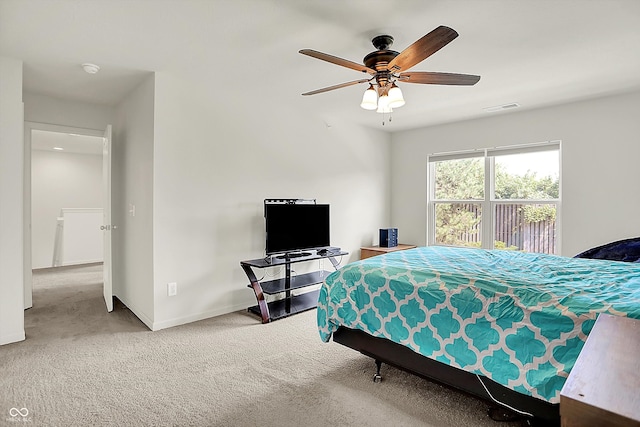12075 Scoria Dr Unit 500, Fishers, IN 46038 - bedroom with carpet flooring and ceiling fan