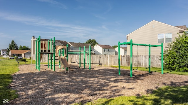 3923 N Bressingham Dr, Indianapolis, IN 46235 - community play area with a residential view