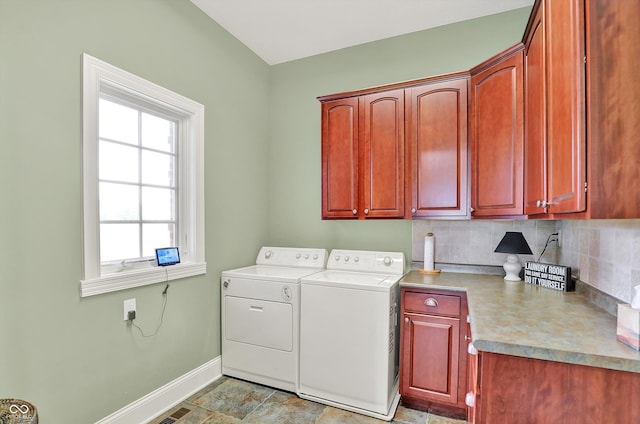 523 S 700 E, Whitestown, IN 46075 - laundry area featuring cabinet space and washing machine and clothes dryer