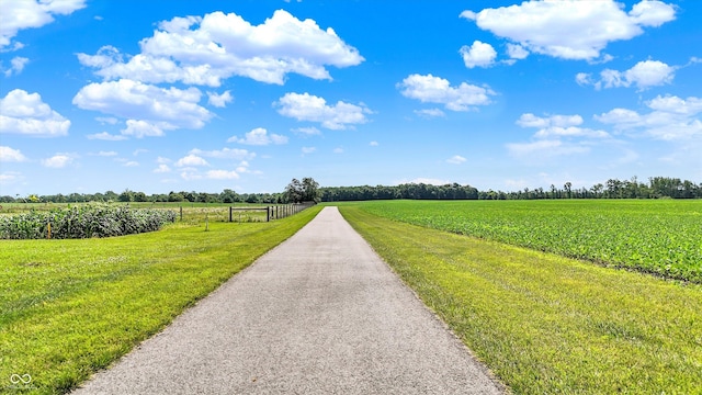 523 S 700 E, Whitestown, IN 46075 - view of street featuring a view of countryside and agricultural plots