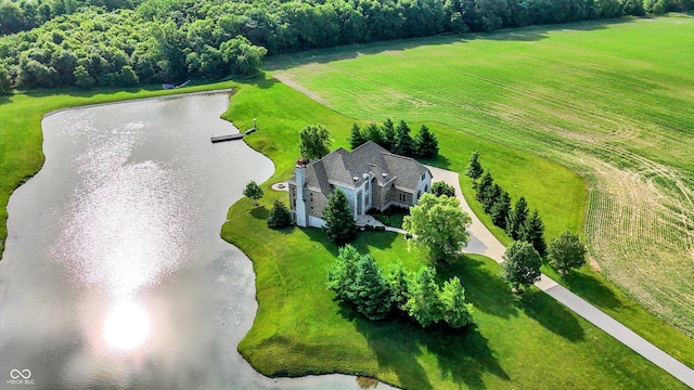 523 S 700 E, Whitestown, IN 46075 - overview of rural landscape featuring a nearby body of water