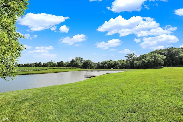 523 S 700 E, Whitestown, IN 46075 - water view with a tree filled landscape