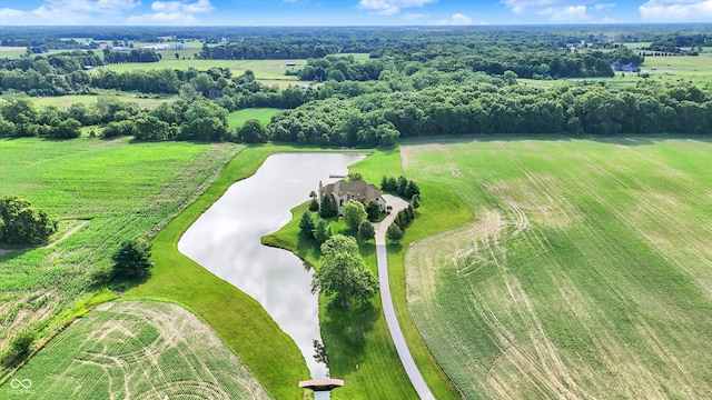523 S 700 E, Whitestown, IN 46075 - overview of rural landscape with a large body of water