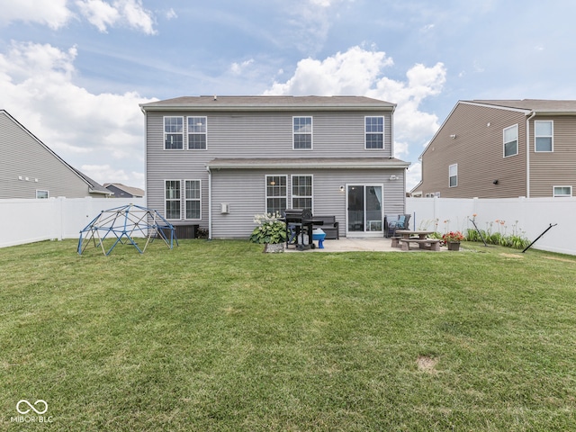 8330 Whitaker Valley Blvd, Indianapolis, IN 46237 - back of house featuring a patio area and a fenced backyard