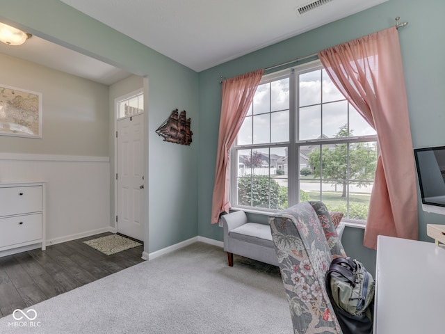 8330 Whitaker Valley Blvd, Indianapolis, IN 46237 - living area with carpet and wood finished floors