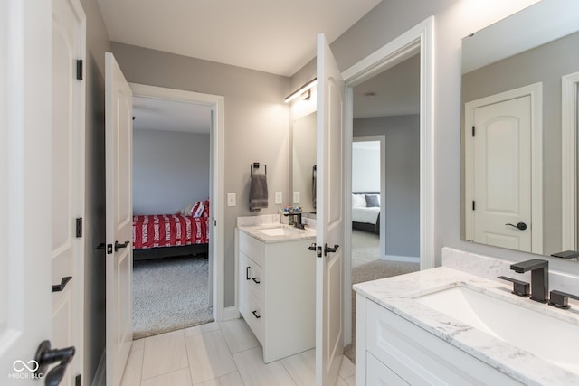 10334 Strongbow Rd, Fishers, IN 46040 - full bath with ensuite bathroom and two vanities
