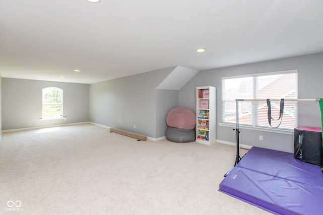 10334 Strongbow Rd, Fishers, IN 46040 - bedroom with recessed lighting and carpet