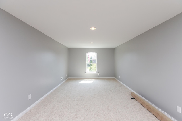 10334 Strongbow Rd, Fishers, IN 46040 - unfurnished room featuring light colored carpet and recessed lighting