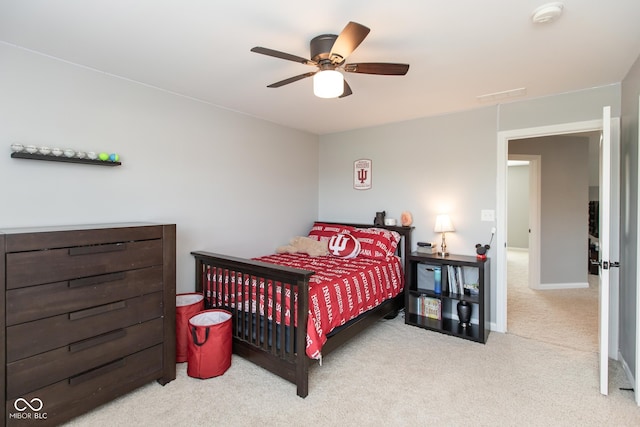 10334 Strongbow Rd, Fishers, IN 46040 - bedroom with carpet flooring and a ceiling fan