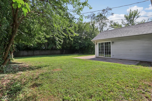 4113 Red Bird Dr, Indianapolis, IN 46222 - view of yard with a patio area