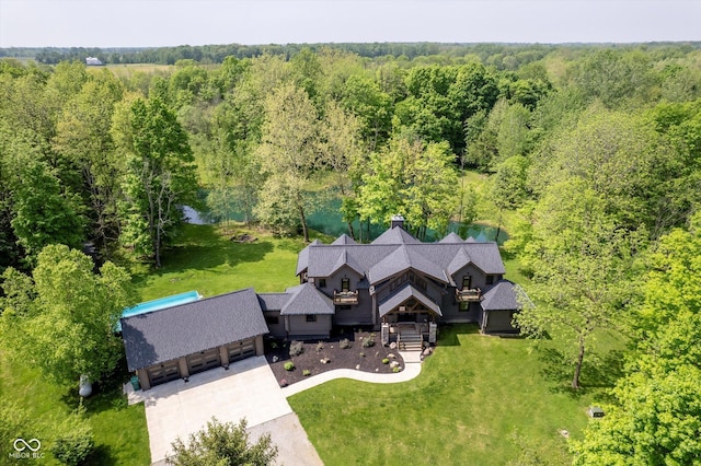 10823 E 200 N, Sheridan, IN 46069 - view of subject property with a forest