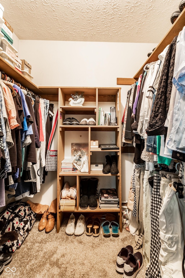 5123 Marble Ct, Indianapolis, IN 46237 - walk in closet with carpet flooring