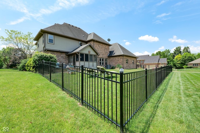 3696 Lakeshore Ct, Greenwood, IN 46143 - rear view of house featuring brick siding