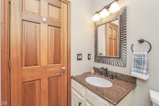 3696 Lakeshore Ct, Greenwood, IN 46143 - bathroom featuring vanity and toilet