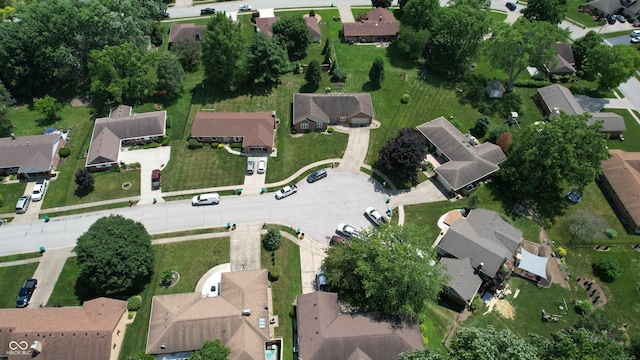 1623 Beech Cir, Plainfield, IN 46168 - aerial view of property and surrounding area with nearby suburban area