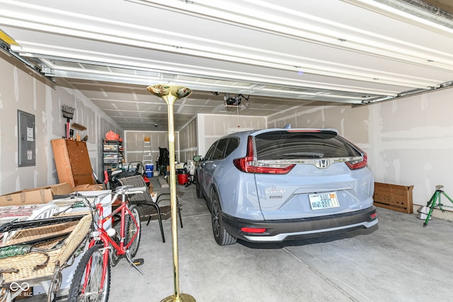 1360 Petit Verdot Dr, Westfield, IN 46074 - garage featuring electric panel