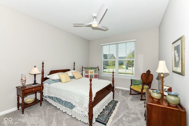1360 Petit Verdot Dr, Westfield, IN 46074 - carpeted bedroom featuring baseboards and ceiling fan