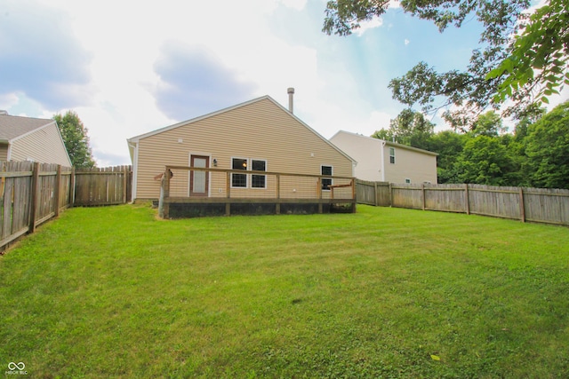 10610 Pavilion Dr, Indianapolis, IN 46259 - back of house featuring a fenced backyard