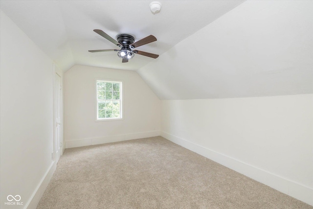 149 E Jackson St, Cicero, IN 46034 - bonus room featuring carpet flooring, vaulted ceiling, and ceiling fan