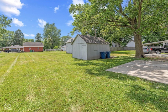 149 E Jackson St, Cicero, IN 46034 - view of yard featuring a storage unit