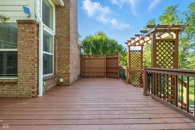 13004 Tuscany Blvd, Carmel, IN 46032 - view of wooden deck