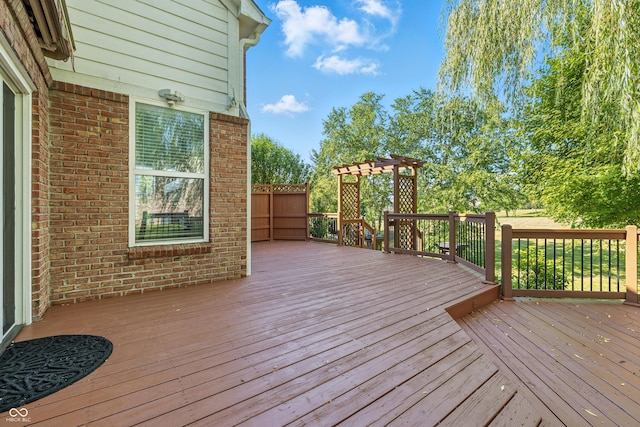 13004 Tuscany Blvd, Carmel, IN 46032 - wooden terrace featuring a pergola